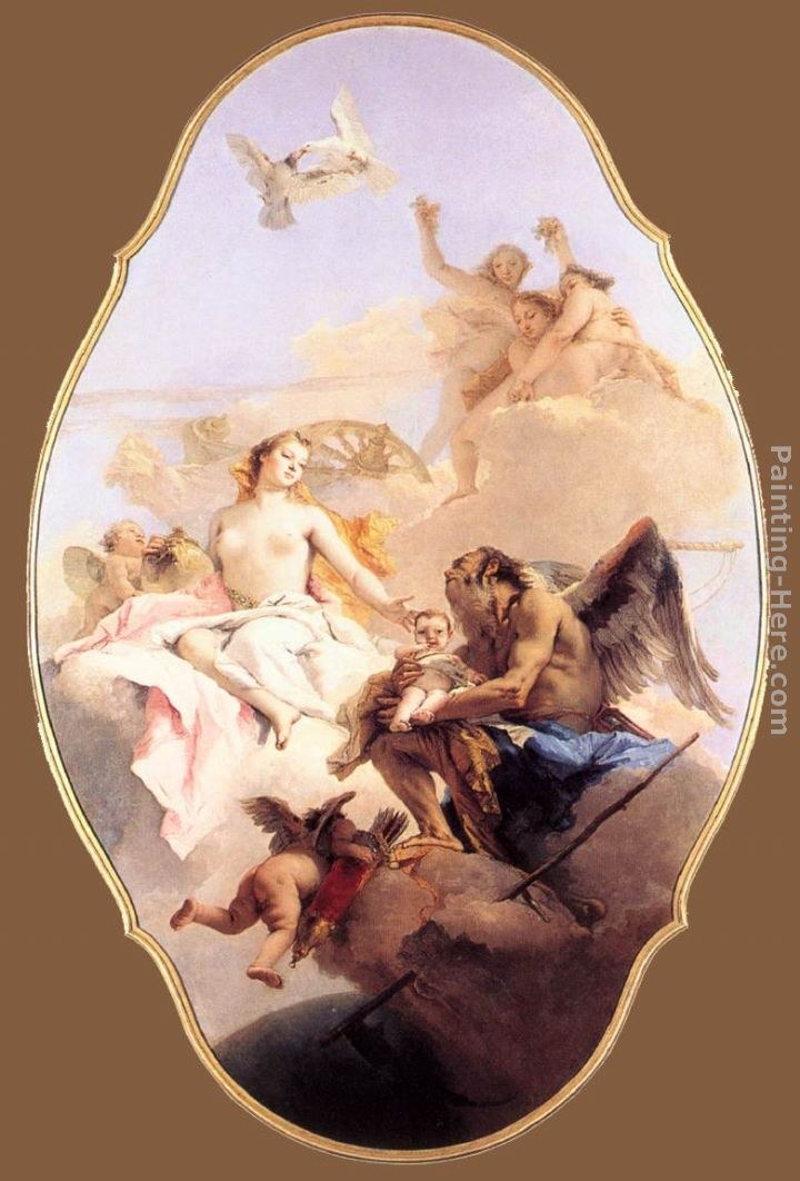 Giovanni Battista Tiepolo An Allegory with Venus and Time
